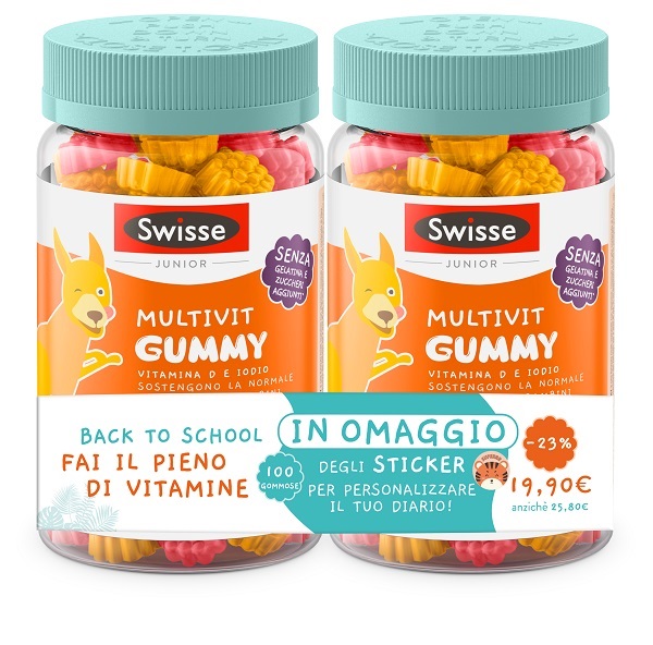 SWISSE MULTIVIT JUNIOR 50 GUMMIES 2 PEZZI - Farmastop