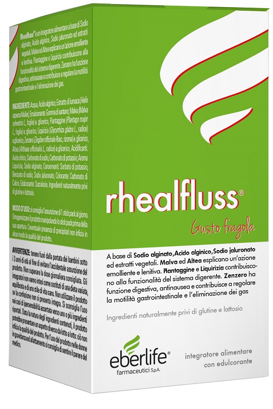 RHEALFLUSS FRAGOLA 20 STICKPACK DA 10 ML - Farmastop