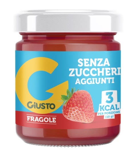 GIUSTO CONFETTURA FRAGOLA SENZA ZUCCHERO 200 G - Farmastop