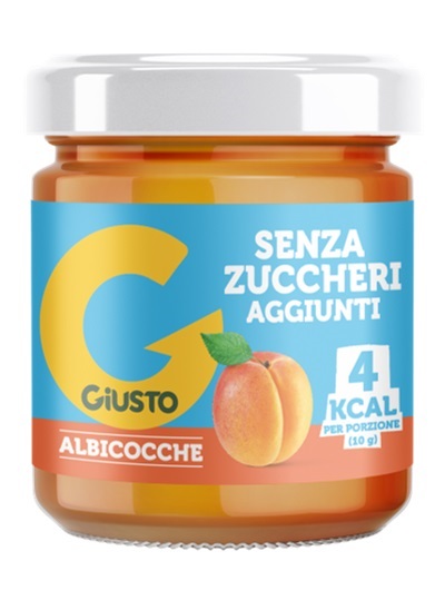 GIUSTO CONFETTURA ALBICOCCA SENZA ZUCCHERO 200 G - Farmastop