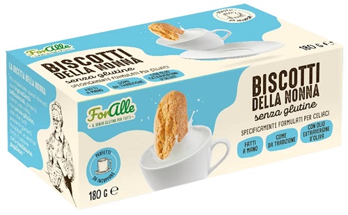 FORALLE BISCOTTI DELLA NONNA SENZA GLUTINE 180 G - Farmastop