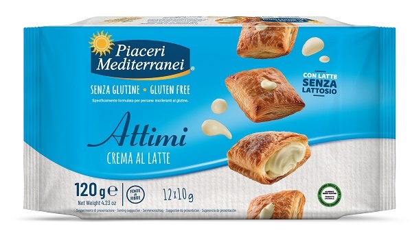 PIACERI MEDITERRANEI ATTIMI CREMA AL LATTE 12 PEZZI DA 10 G - Farmastop