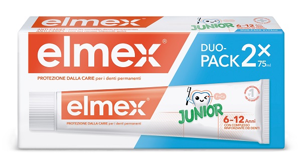 ELMEX JUNIOR DENTIFRICIO 75 ML DUOPACK - Farmastop
