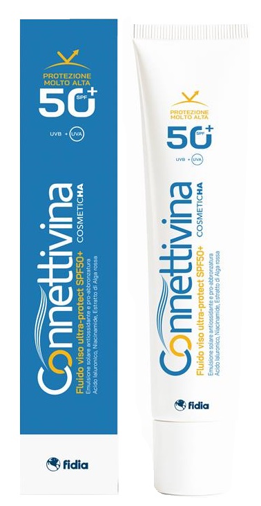 CONNETTIVINA FLUIDO VISO ULTRA PROTECT SPF50+ 50 ML - Farmastop