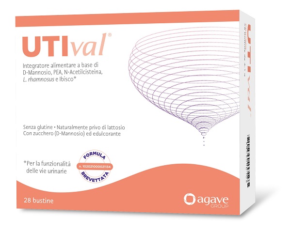 UTIVAL 28 BUSTINE NATURALMENTE PRIVO DI LATTOSIO CON ZUCCHERO D-MANNOSIO ED EDULCORANTE FORMULA BREVETTATA N. 102021000021134 - Farmastop