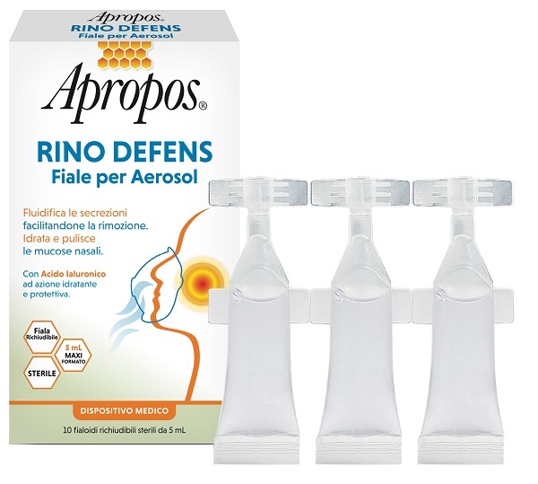 APROPOS RINO DEFENS 10 FIALE 5 ML PER AEROSOL - Farmastop