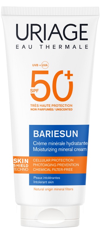 URIAGE EAU THERMALE BARIESUN SPF50+ CREME MINERALE HYDRATANTE 100 ML - Farmastop