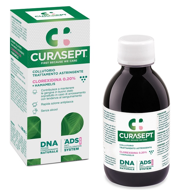 CURASEPT COLLUTORIO ADS DNA TRATTAMENTO ASTRINGENTE 200 ML - Farmastop