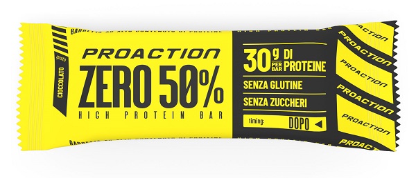PROACTION FIT ZERO BAR 50% CIOCCOLATO 60 G - Farmastop