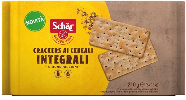 SCHAR CRACKERS CEREALI INTEGRALI 6 PEZZI DA 35 G - Farmastop