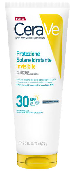 CERAVE PROTEZIONE SOLARE IDRATANTE INVISIBILE SPF30 75 ML - Farmastop