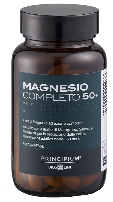 PRINCIPIUM MAGNESIO COMPLETO BREVETTATO 50+ 90 COMPRESSE - Farmastop