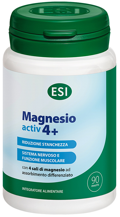 ESI MAGNESIO ACTIV 4+ 90 OVALETTE SENZA GLUTINE - Farmastop