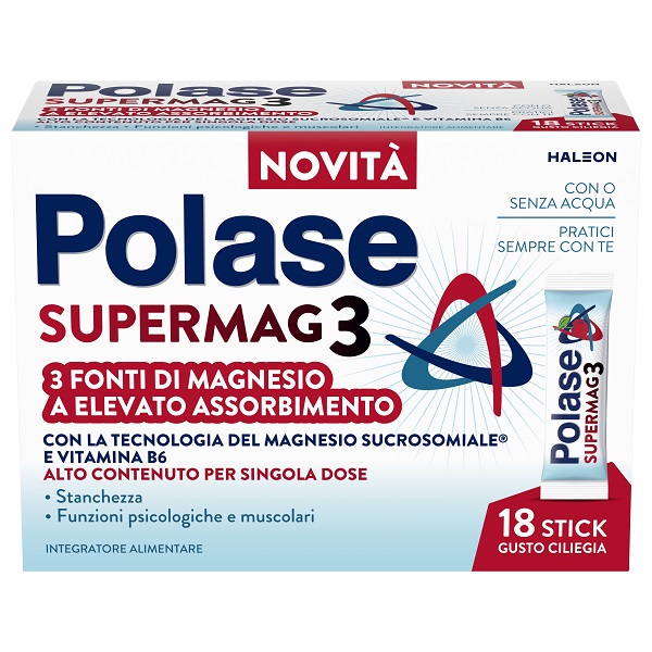 POLASE SUPERMAG3 18 STICK DA 2 G GUSTO CILIEGIA - Farmastop