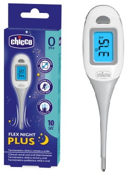 CHICCO TERMOMETRO FLEX NIGHT PLUS - Farmastop