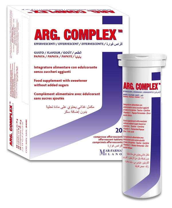 ARG COMPLEX 20 COMPRESSE EFFERVESCENTI - Farmastop
