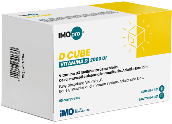 IMOPRO D CUBE 90 COMPRESSE 600 MG - Farmastop