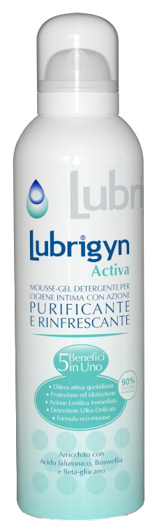 LUBRIGYN ACTIVA MOUSSE-GEL DETERGENTE 150 ML - Farmastop