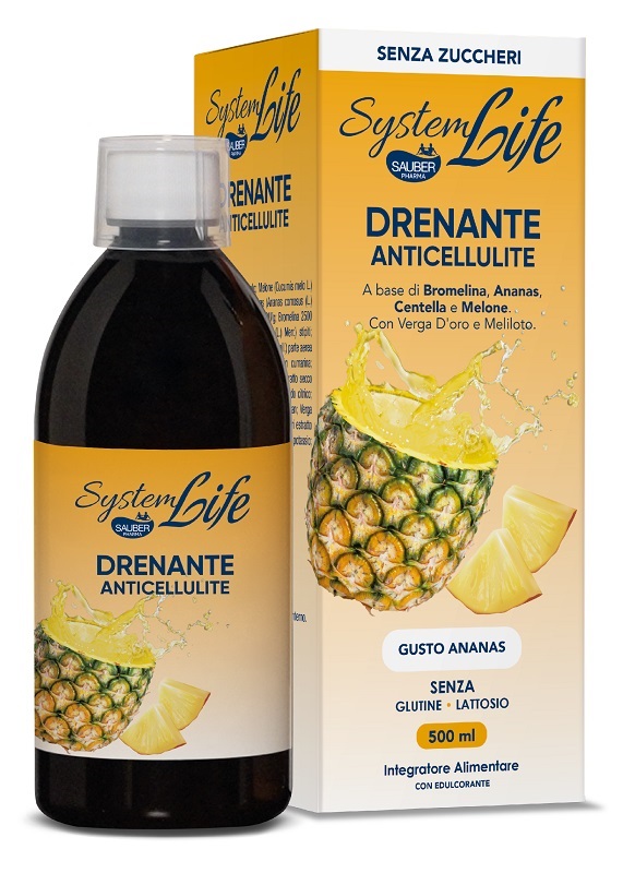 SAUBER DRENANTE ANTICELLULITE 500 ML - Farmastop