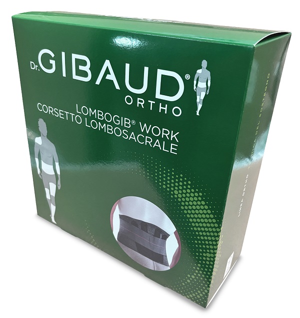 GIBAUD ORTHO CORSETTO LOMBOSACRALE LOMBOGIB WORK H26 TAGLIA 04 - Farmastop