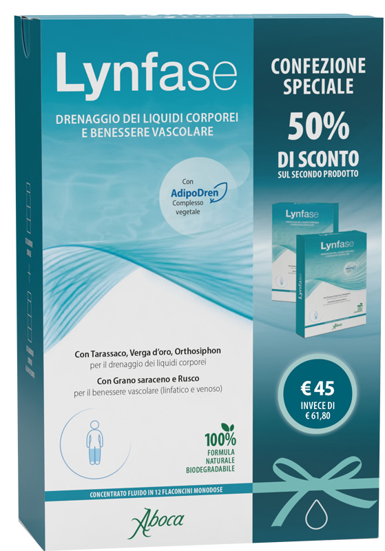 LYNFASE FLACONCINI CONFEZIONE SPECIALE 1+50% 1+1 DEL 989638477 - Farmastop