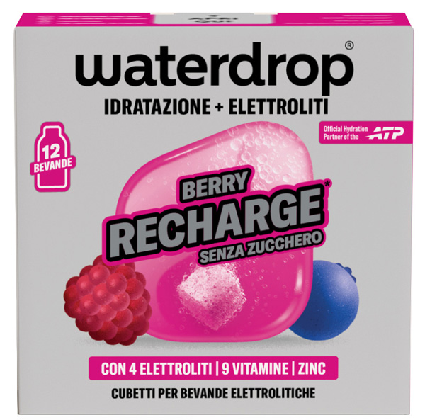 WATERDROP MICROLYTE BERRY 12 CUBETTI - Farmastop