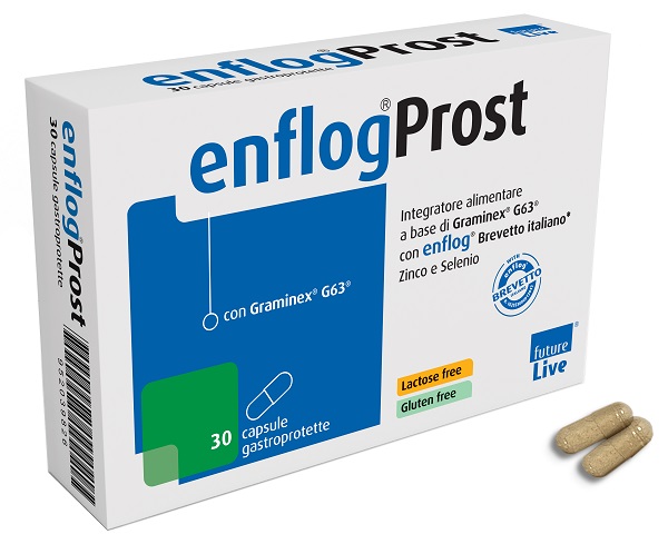 ENFLOGPROST 30 CAPSULE GASTROPROTETTE SENZA GLUTINE NATURALMENTE PRIVO DI LATTOSIO - Farmastop