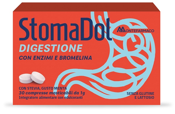 STOMADOL DIGESTIONE 30 COMPRESSE MASTICABILI - Farmastop
