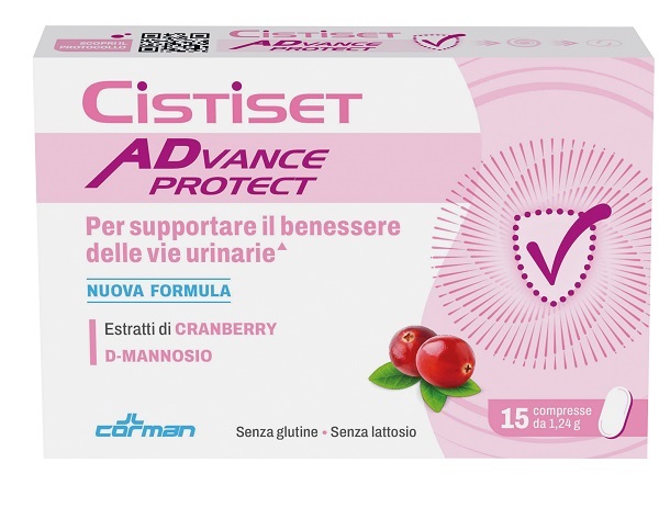 CISTISET ADVANCE PROTECT 15 COMPRESSE 1,24 G SENZA GLUTINE SENZA LATTOSIO - Farmastop