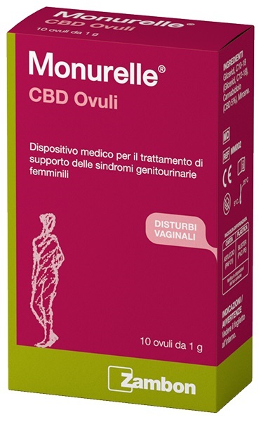MONURELLE CBD 10 OVULI 1 G - Farmastop