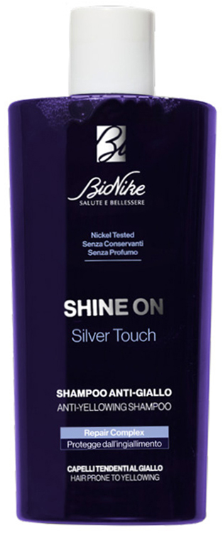 BIONIKE SHINE ON SHAMPOO SILVER TOUCH ANTI-GIALLO 200 ML - Farmastop