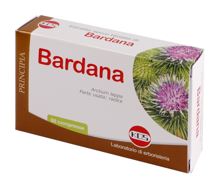BARDANA ESTRATTO SECCO TITOLATO AL 20% DI INULINA 60 COMPRESSE - Farmastop