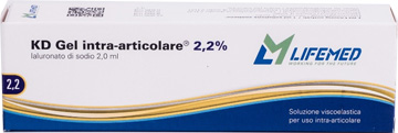 SIRINGA INTRA-ARTICOLARE KD GEL 2,2% ACIDO IALURONICO 2 ML - Farmastop