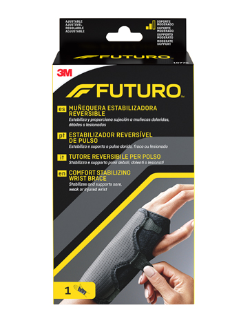 TUTORE PER POLSO REVERSIBILE FUTURO NERO 1 PEZZO - Farmastop