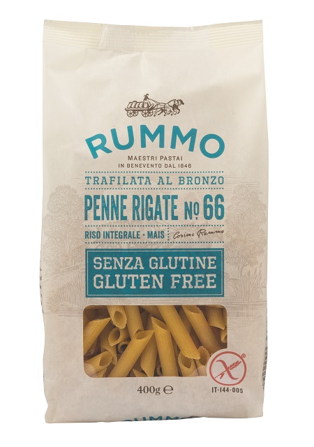 RUMMO PENNE RIGATE N66 DI RISO INTEGRALE E MAIS 400 G - Farmastop
