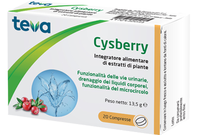 CYSBERRY TEVA 20 COMPRESSE - Farmastop