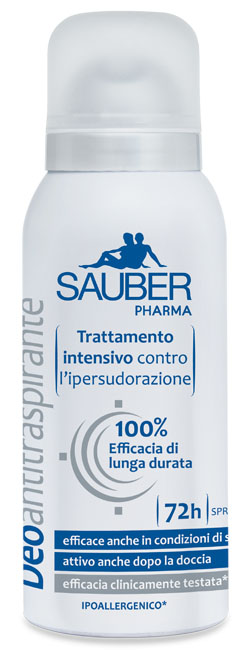 SAUBER ANTITRASPIRANTE 72 ORE SPRAY - Farmastop