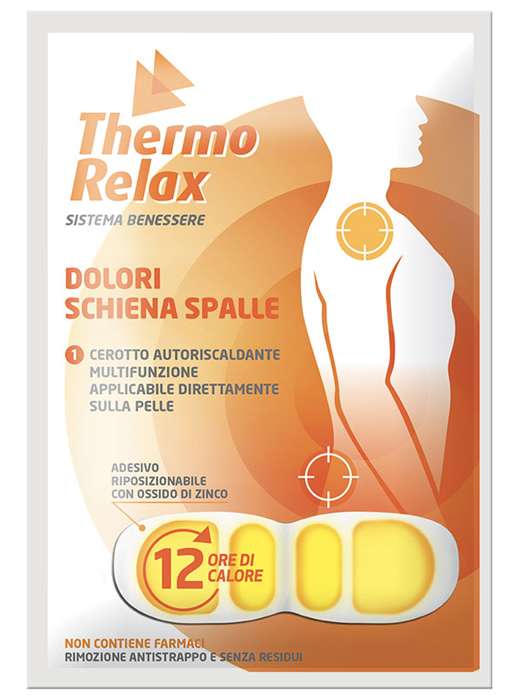 THERMORELAX CEROTTO AUTORISCALDANTE DOLORE SCHIENA/SPALLE 1 PEZZO - Farmastop
