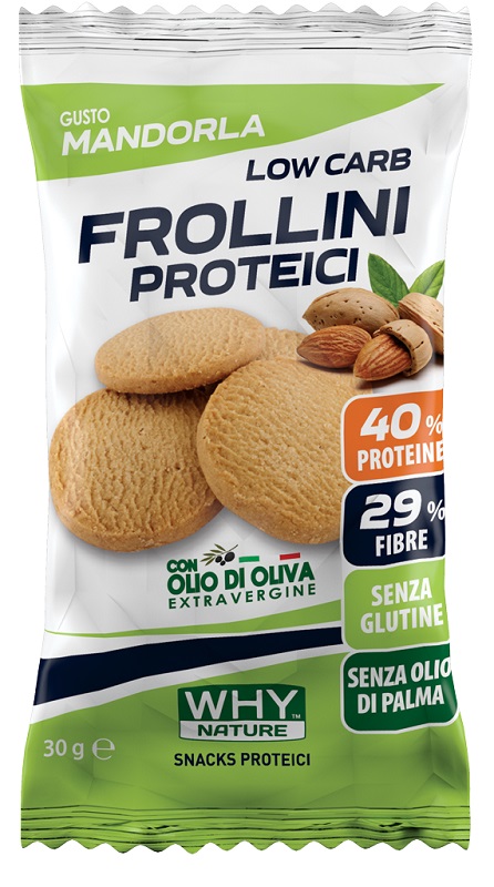 WHYNATURE FROLLINI PROTEICI MANDORLA 30 G - Farmastop