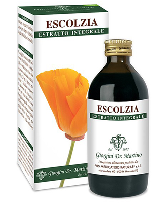 ESCOLZIA ESTRATTO INTEGRALE 200 ML - Farmastop