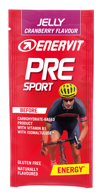 PRE SPORT GUSTO MIRTILLO ROSSO 1 BUSTINA IN GELATINA 45 G - Farmastop