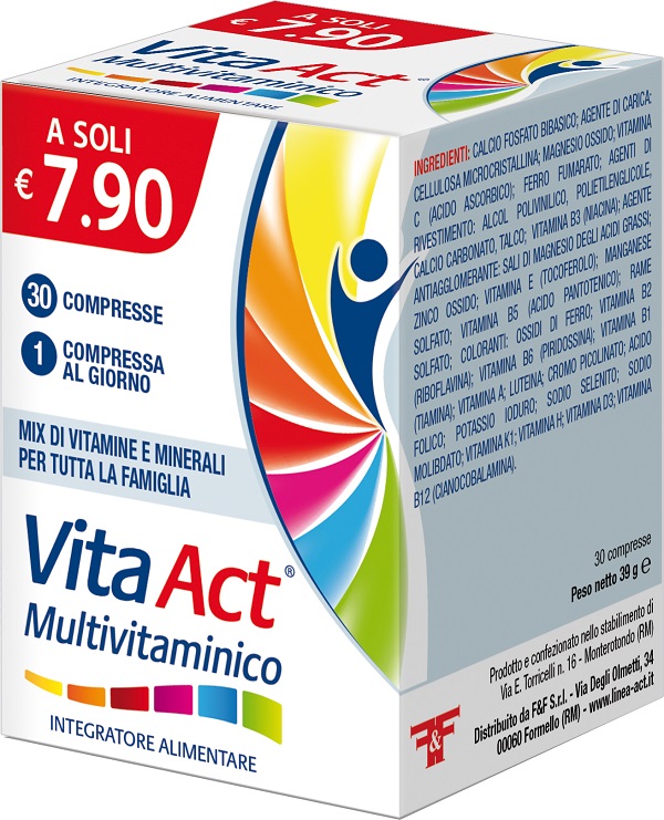 VITA ACT MULTIVITAMINICO 30 COMPRESSE - Farmastop