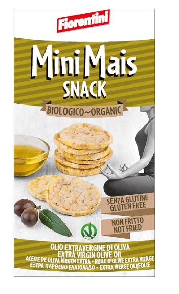 BIO MINI SNACK GALLETTE DI MAIS ALL'OLIO EXTRAVERGINE D'OLIVA 50 G - Farmastop