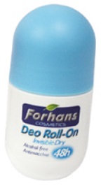 FORHANS COSMETIC ROLL-ON INVISIBLE DRY 50 ML - Farmastop