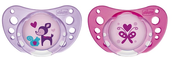 CHICCO SUCCHIETTO AIR GIRL IN CAUCCIU' 6-16 MESI 2 PEZZI - Farmastop