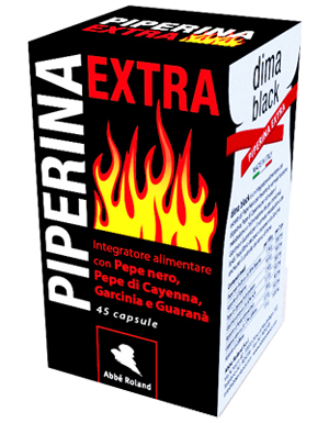 PIPERINA EXTRA DIMA BLACK 45 CAPSULE - Farmastop
