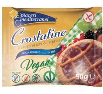 PIACERI MEDITERRANEI CROSTATINE FRUTTI DI BOSCO 50 G - Farmastop
