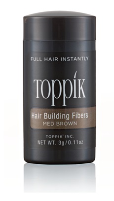 TOPPIK HAIR BUILDING FIBERS TRAVEL SIZE MEDIUM BROWN - Farmastop
