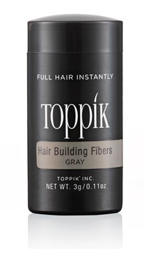 TOPPIK HAIR BUILDING FIBERS TRAVEL SIZE GRAY - Farmastop