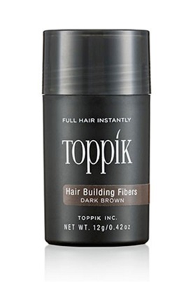 TOPPIK HAIR BUILDING FIBERS REGULAR SIZE DARK BROWN - Farmastop